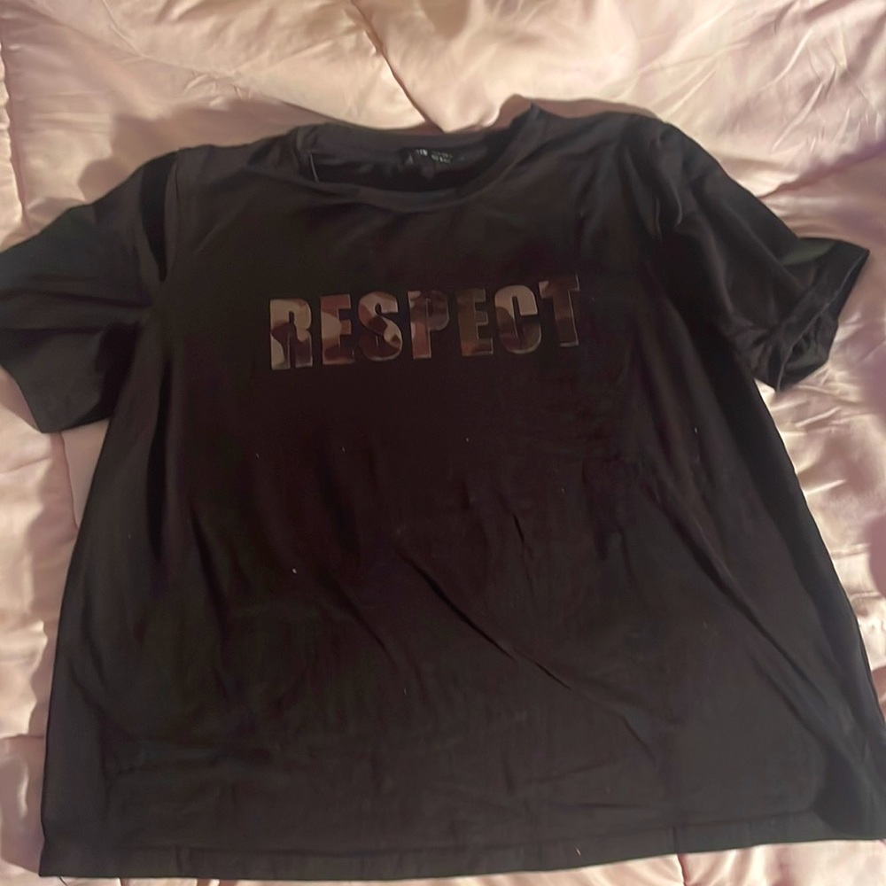 Respect camouflage, written word